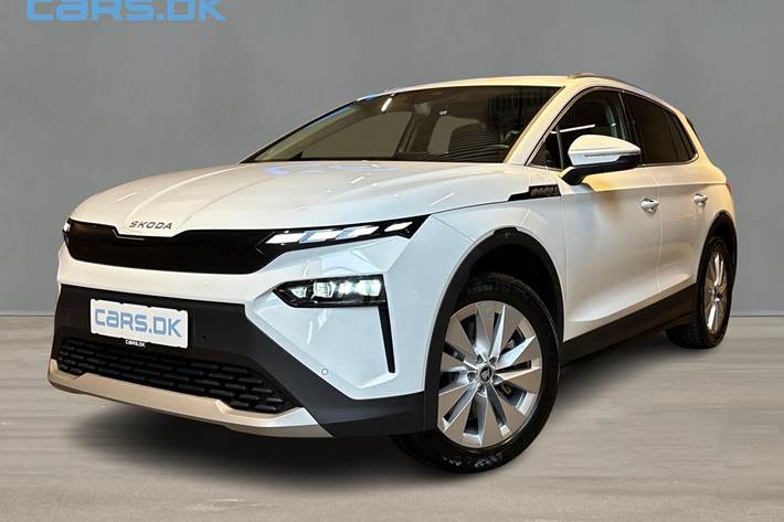 Hvid Skoda Elroq fra 2026 set udefra