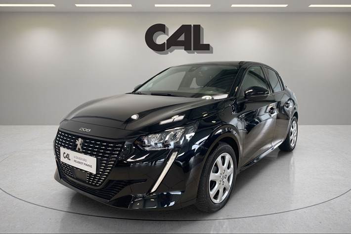Sort Peugeot 208 fra 2020