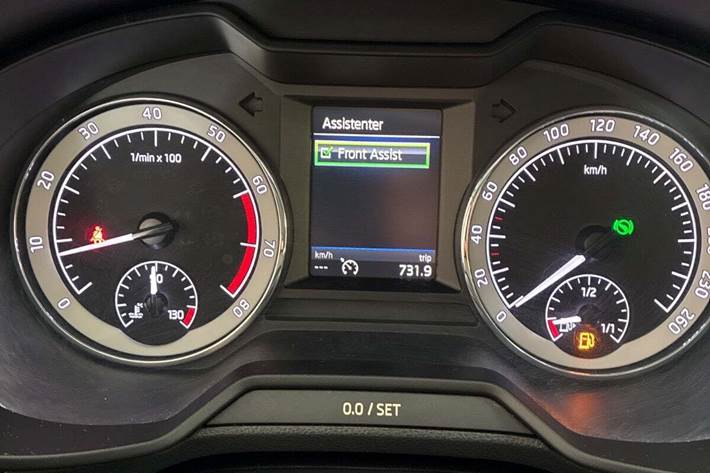 Sort Skoda Octavia fra 2018