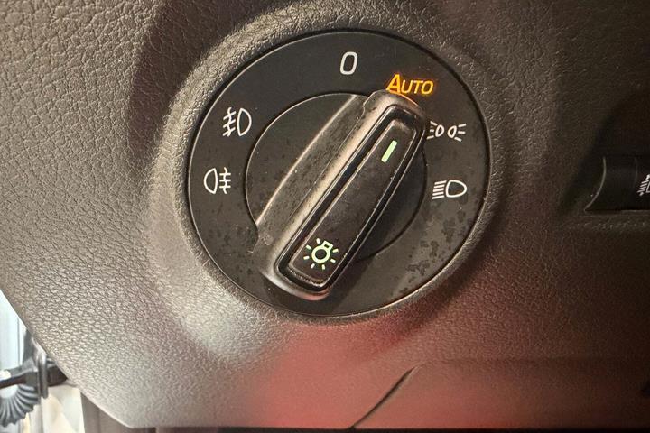 Hvid Skoda Fabia fra 2017