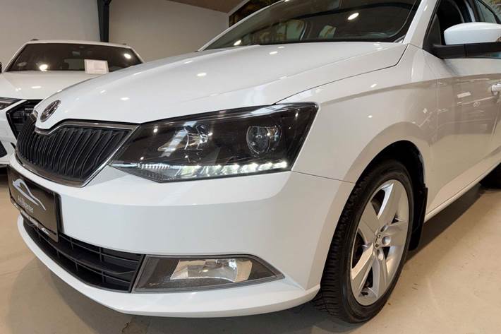 Hvid Skoda Fabia fra 2017