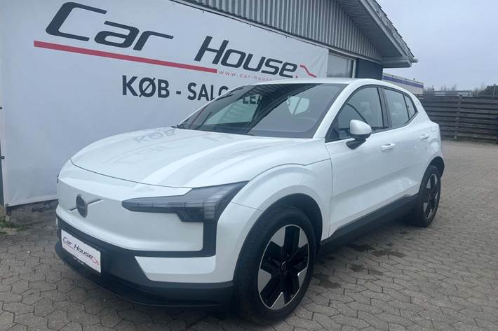 Hvid Volvo EX30 fra 2024