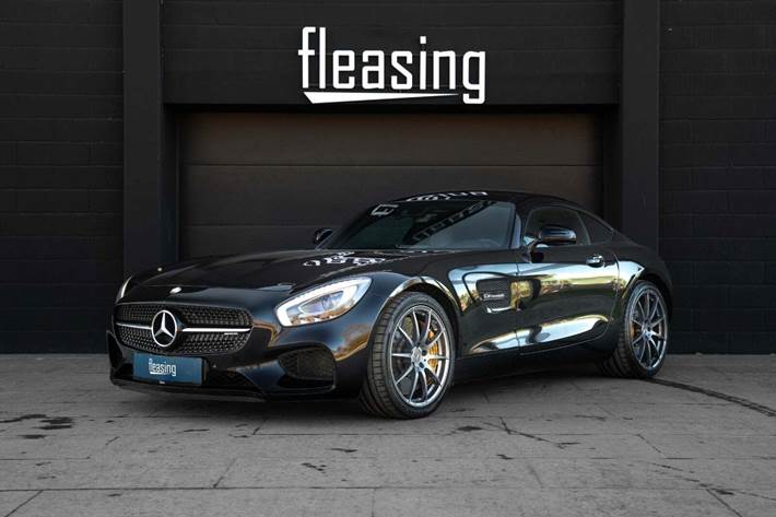 Sort Mercedes AMG GT S fra 2015