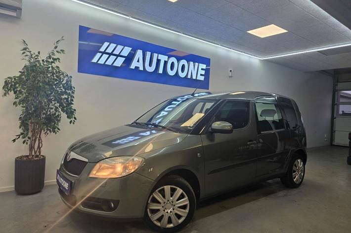 Grøn Skoda Roomster fra 2006