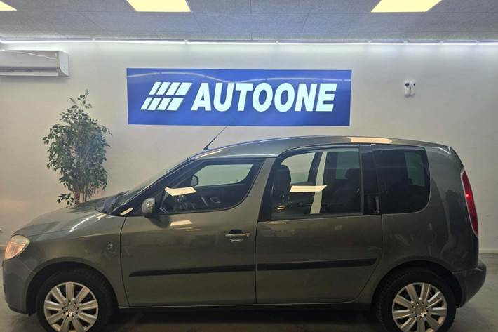 Grøn Skoda Roomster fra 2006