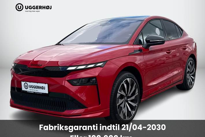 Rød Skoda Enyaq fra 2026