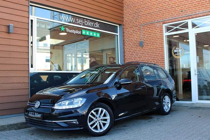 Sort VW Golf VII fra 2019