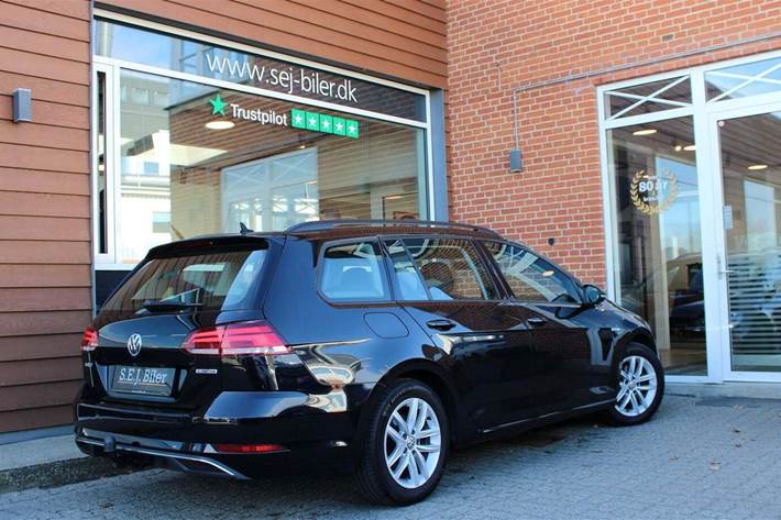 Sort VW Golf VII fra 2019