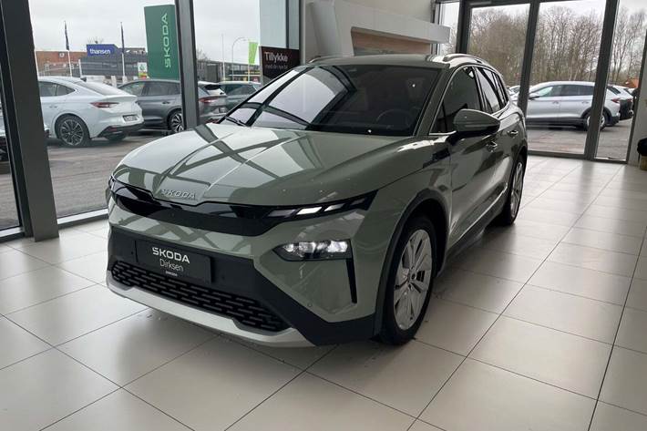 Grøn Skoda Elroq fra 2025
