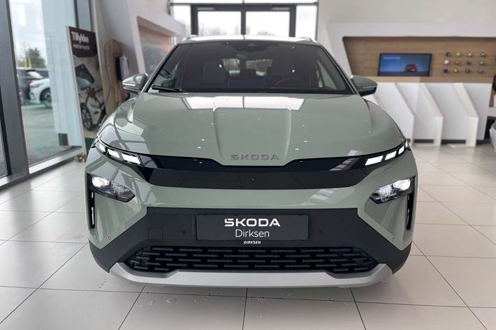 Grøn Skoda Elroq fra 2025
