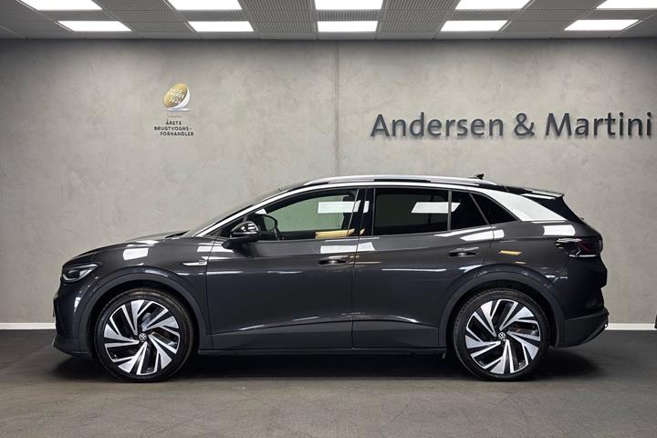 Grå VW ID.4 fra 2020 set udefra