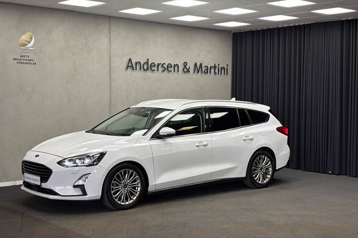 Hvid Ford Focus fra 2018
