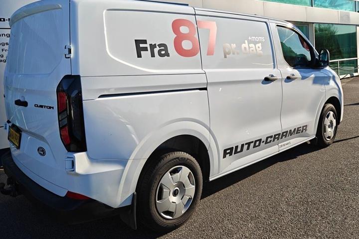 Hvid Ford Transit Custom fra 2024