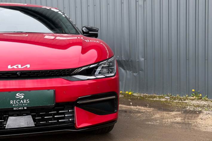 Rød Kia EV6 fra 2022