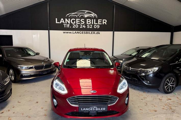 Rød Ford Fiesta fra 2020