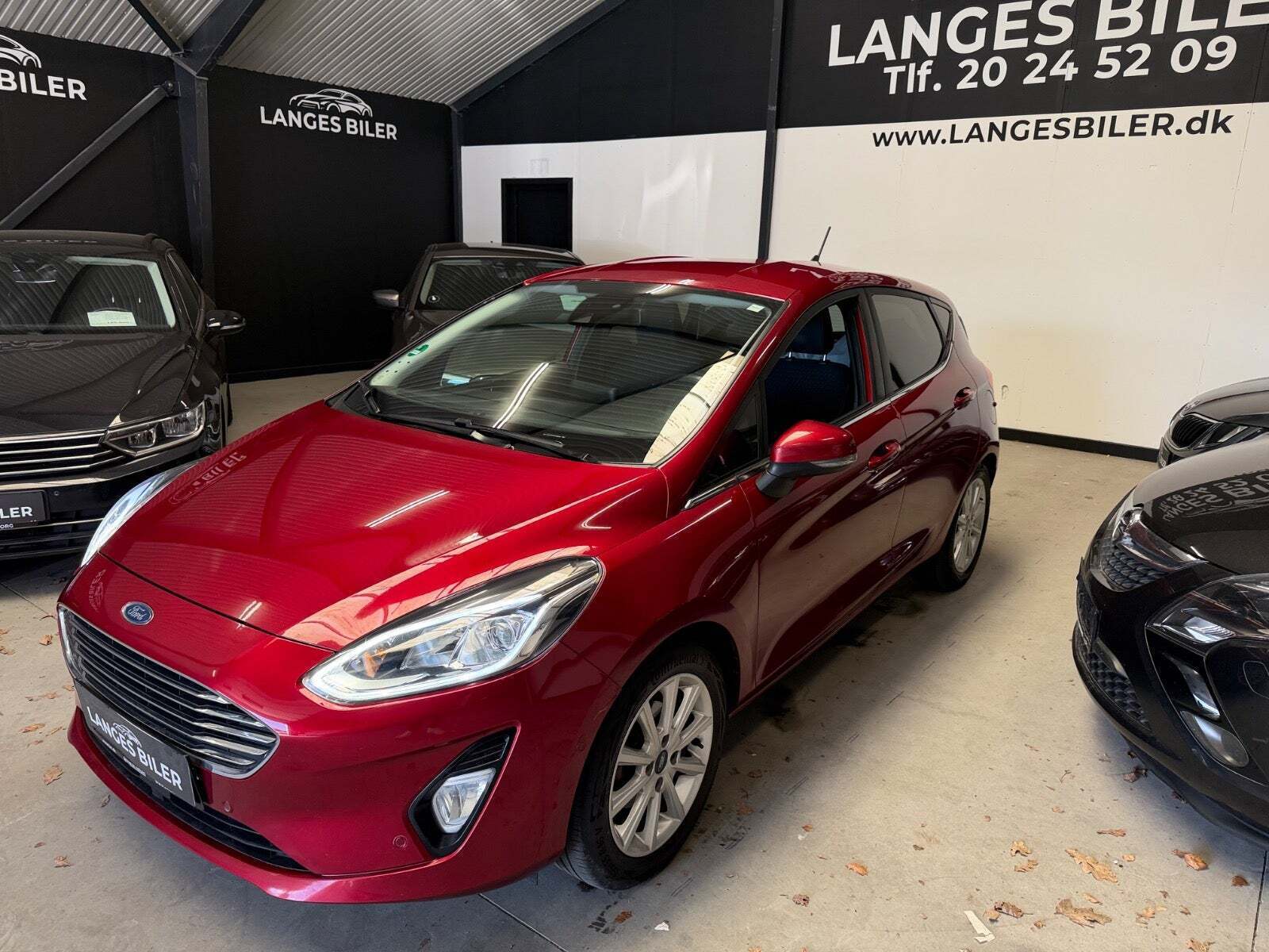 Rød Ford Fiesta fra 2020