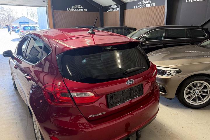 Rød Ford Fiesta fra 2020