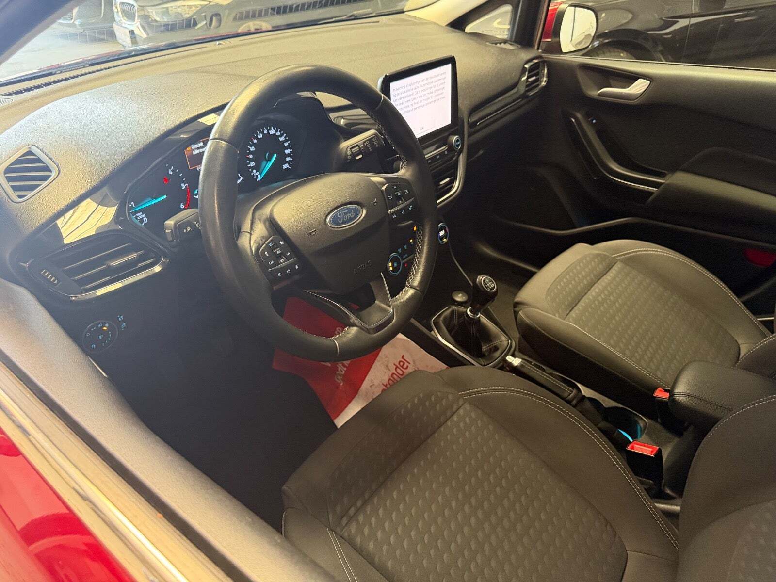 Rød Ford Fiesta fra 2020
