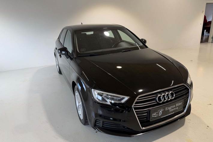 Sort Audi A3 fra 2017