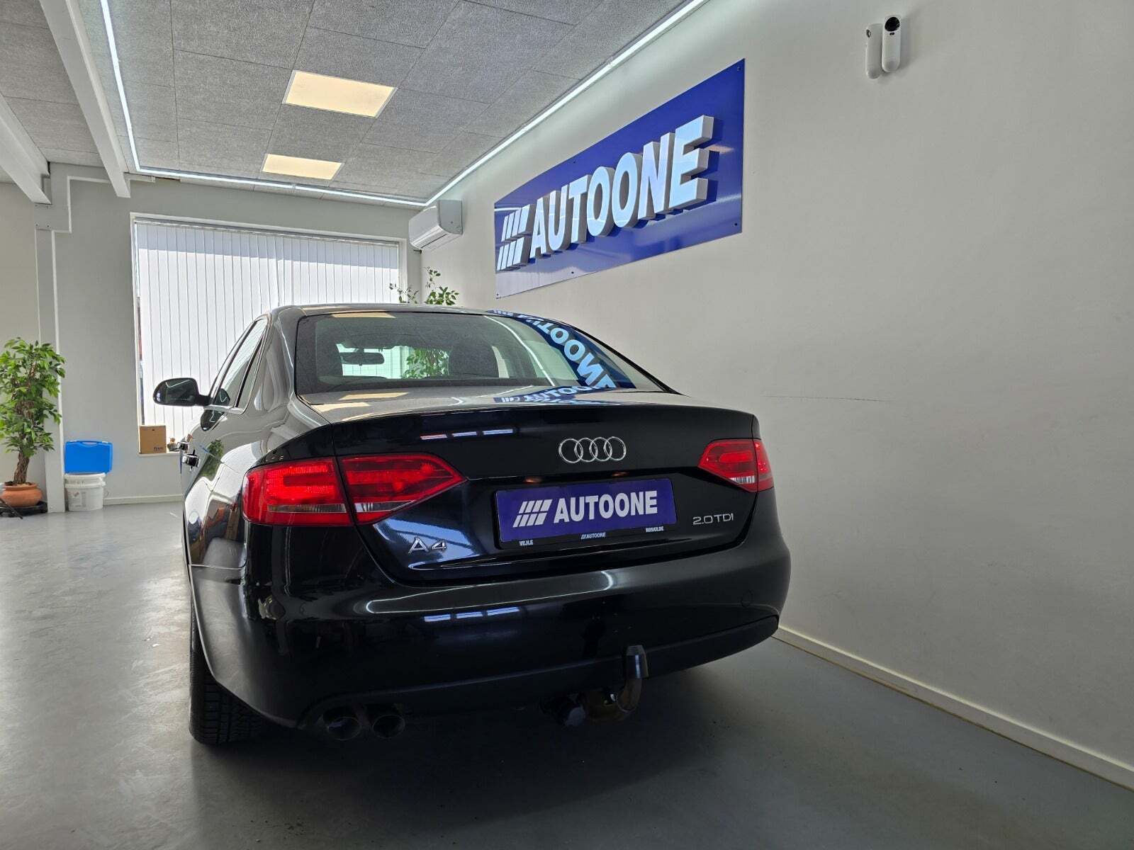 Sort Audi A4 fra 2008