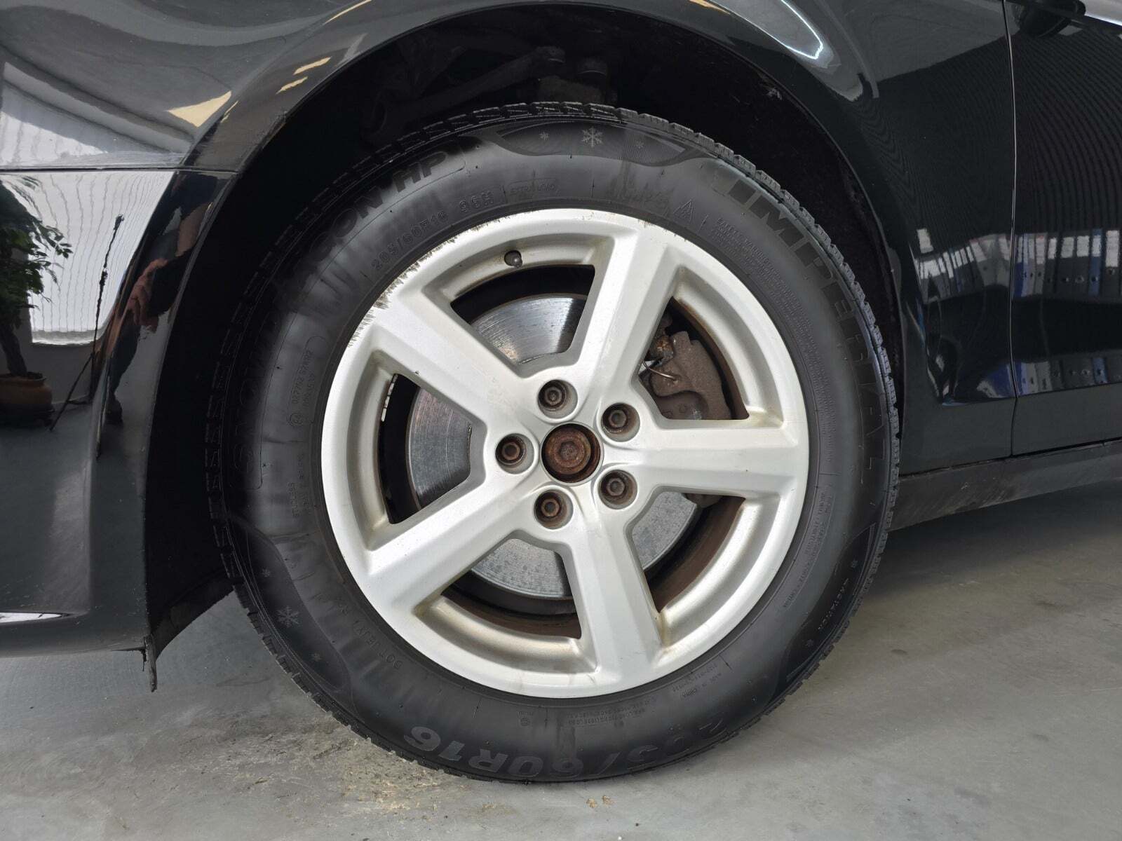 Sort Audi A4 fra 2008