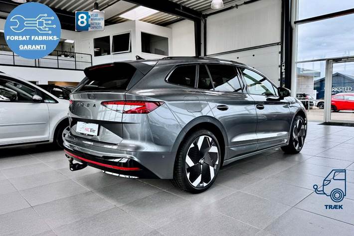 Grå Skoda Enyaq fra 2026