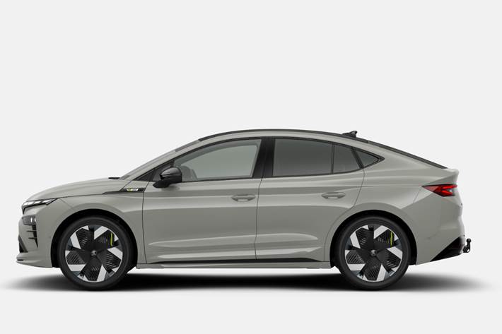 Grå Skoda Enyaq fra 2026