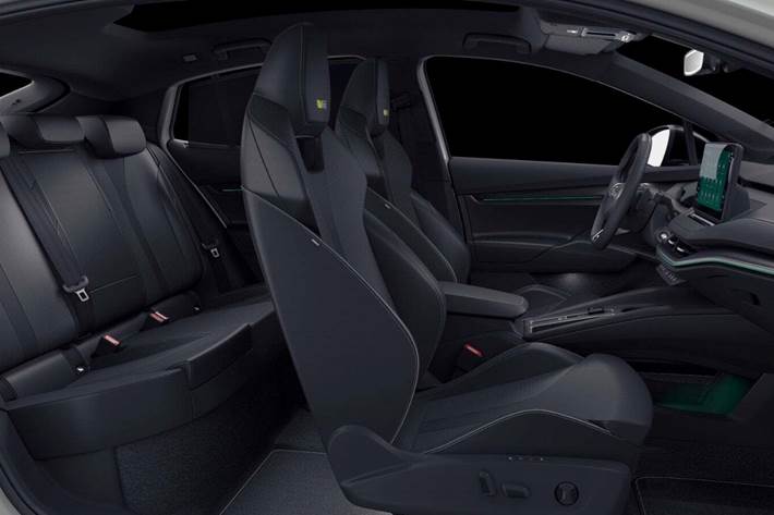 Grå Skoda Enyaq fra 2026