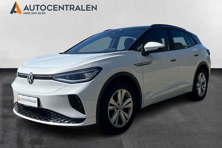 Hvid VW ID.4 fra 2022 set udefra