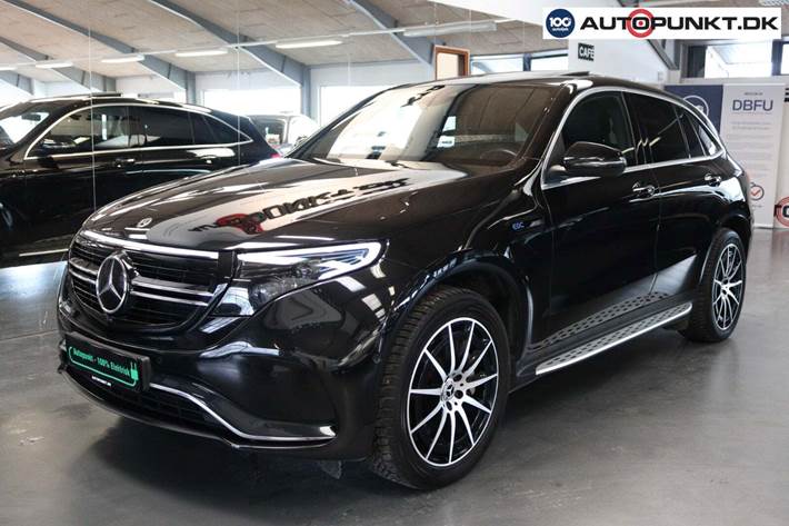 Sort Mercedes EQC400 fra 2020
