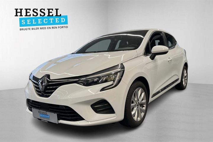 Hvid Renault Clio V fra 2022 set udefra