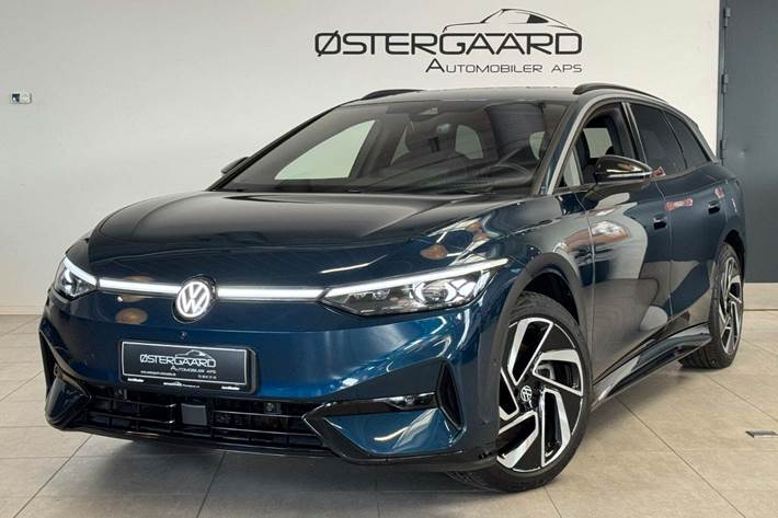 Blå VW ID.7 fra 2025