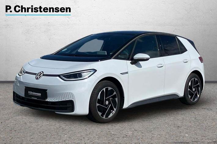 Hvid VW ID.3 fra 2021