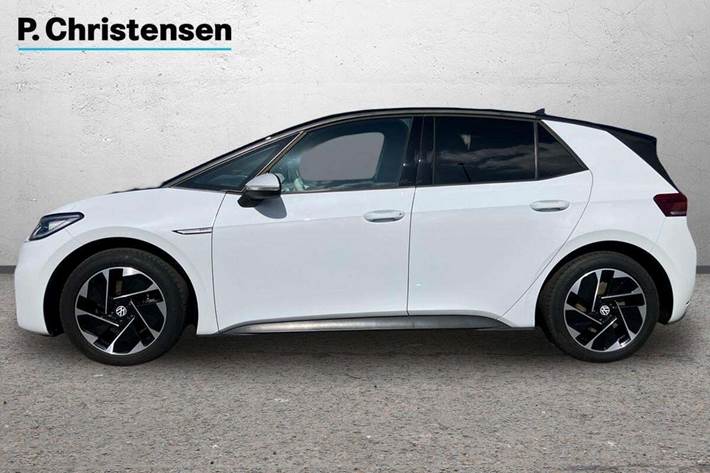 Hvid VW ID.3 fra 2021