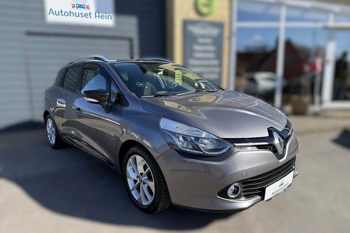 Grå Renault Clio IV fra 2015