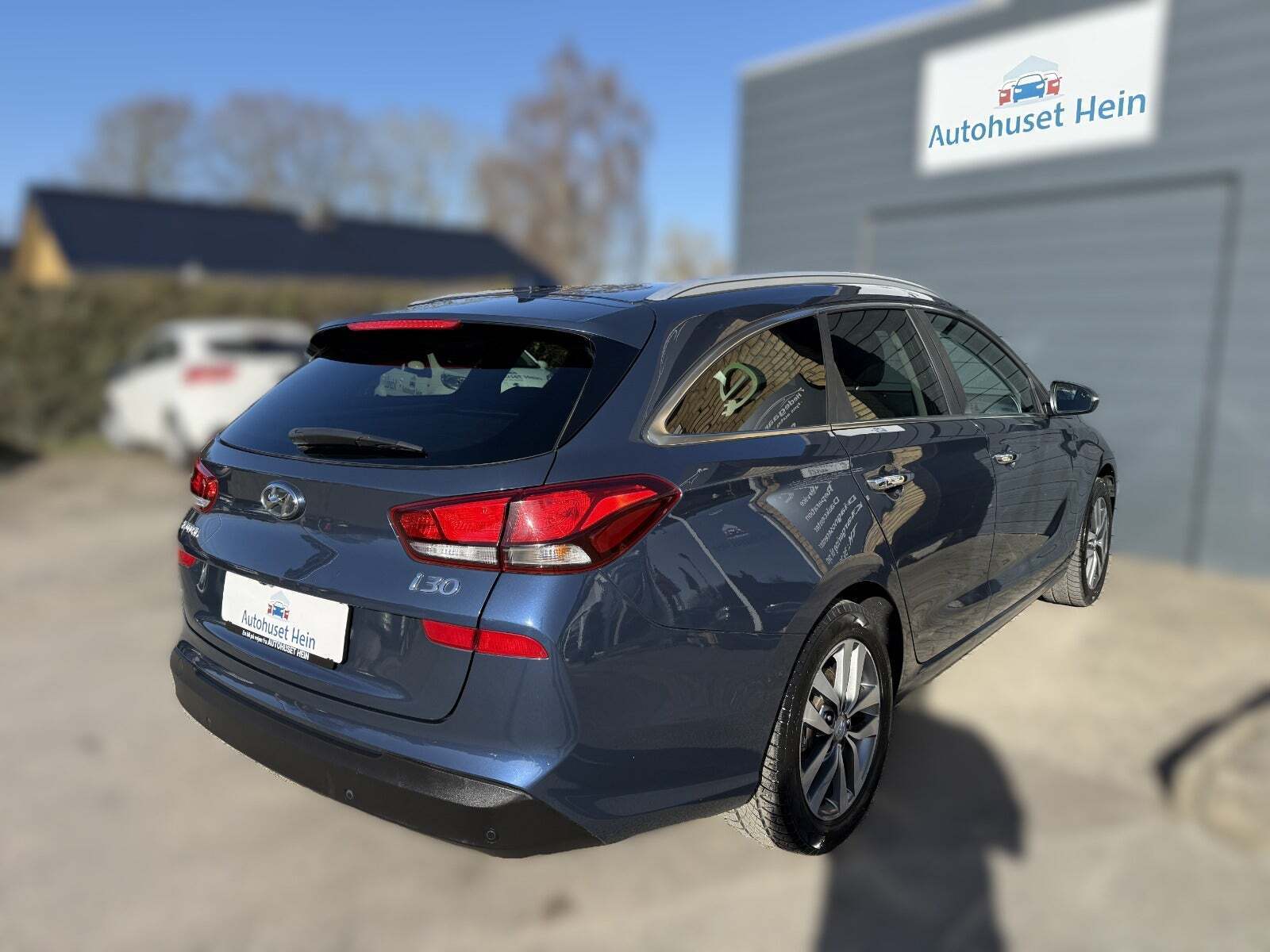 Blå Hyundai i30 fra 2017