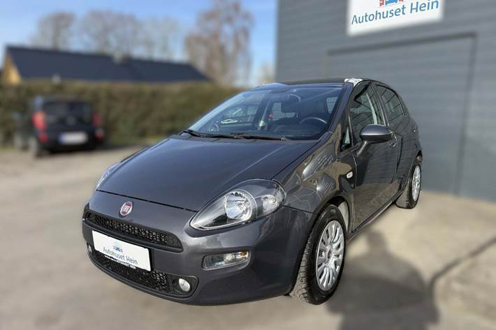 Grå Fiat Punto fra 2015