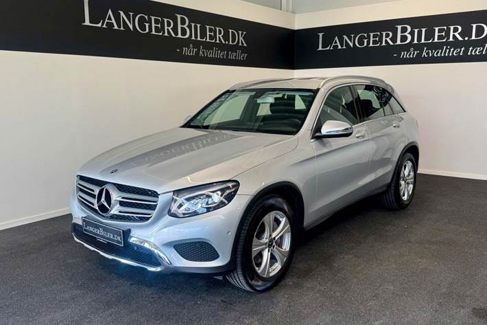 Sølv Mercedes GLC220 d fra 2017