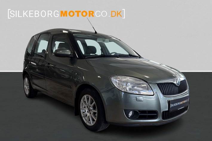 Grøn Skoda Roomster fra 2007