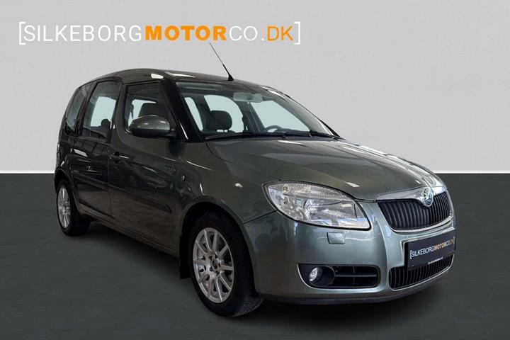 Grøn Skoda Roomster fra 2007