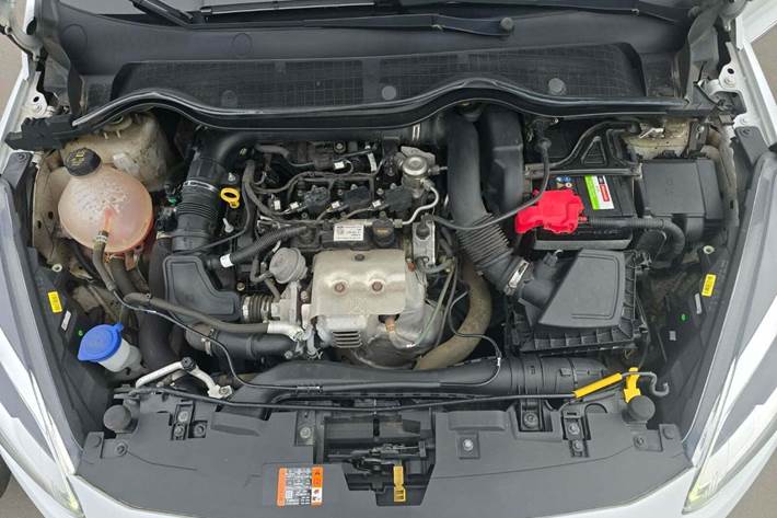 Hvid Ford Fiesta fra 2018