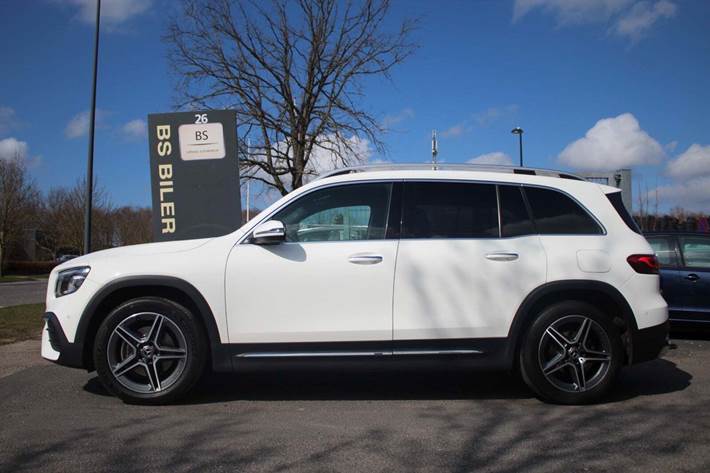 Hvid Mercedes GLB200 fra 2020