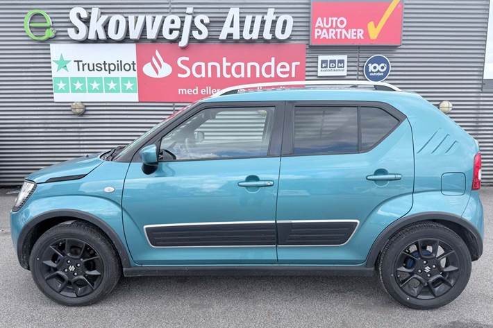 Blå Suzuki Ignis fra 2018