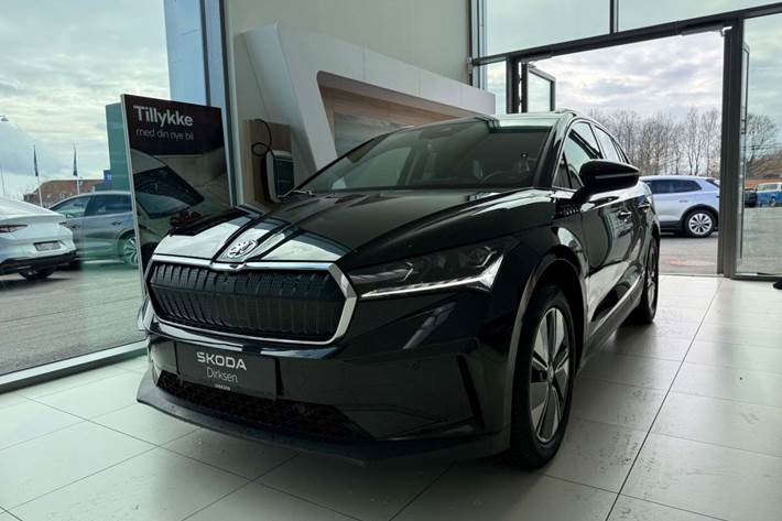 Sort Skoda Enyaq fra 2023
