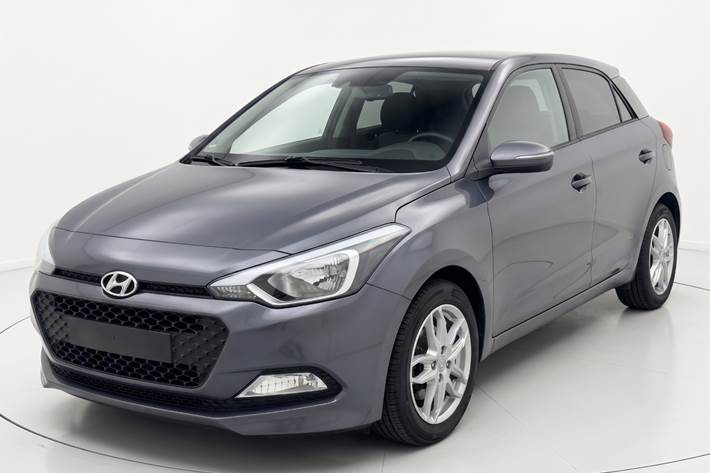 Grå Hyundai i20 fra 2017