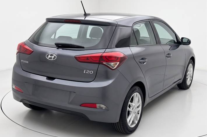 Grå Hyundai i20 fra 2017