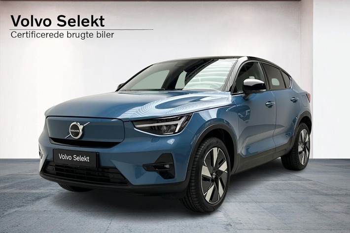 Blå Volvo EC40 fra 2024