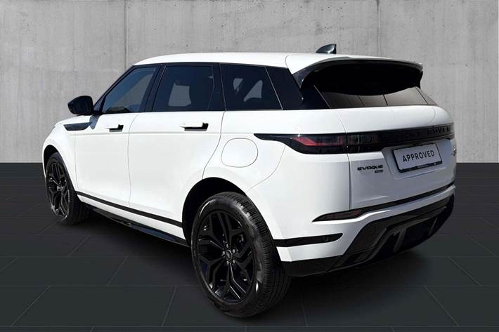 Hvid Land Rover Range Rover evoque fra 2023