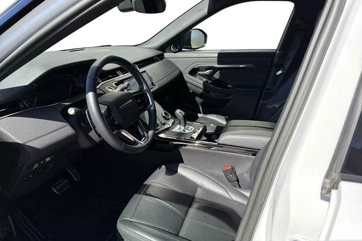 Hvid Land Rover Range Rover evoque fra 2023