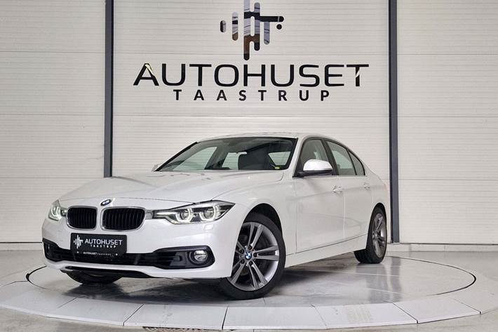 Hvid BMW 320i fra 2019